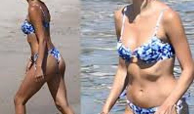 Hande Erçel Bodrum Tatilinde Fit Görünümüyle Göz Kamaştırdı