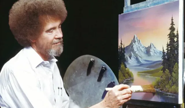 Bob Ross'un 30 Efsane Tablosu Satışa Çıkıyor! Değerleri 1,4 Milyon Dolara Ulaşıyor