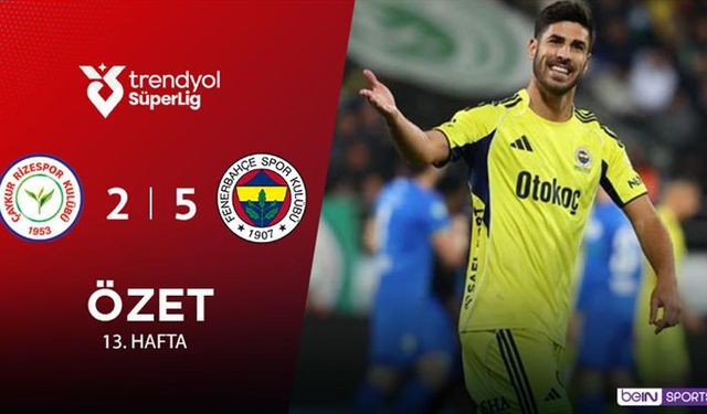 Rizespor Fenerbahçe Maçı... Fenerbahçe'den Efsanevi Geri Dönüş