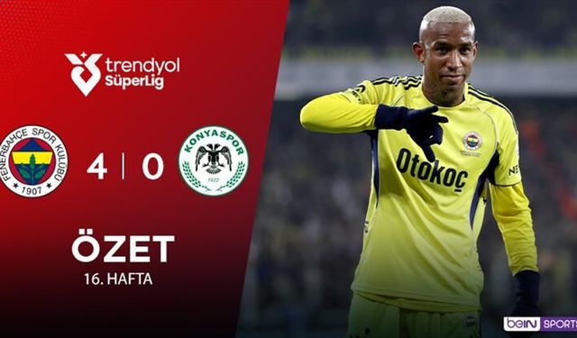 Fenerbahçe 4 – 0 Konyaspor