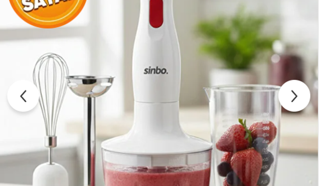 Sinbo Shb-3147 3 Fonksiyonlu El Blender Seti Fiyatı Ne Kadar?