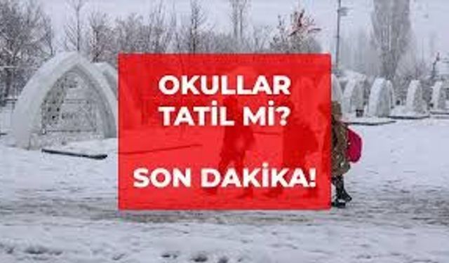 Haftaya Okullar Tatil mi? Tatil Planı ve Tarihler