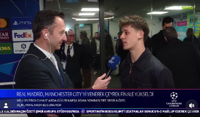 Arda Güler: “Şampiyonlar Ligini Kazanmak İstiyoruz.”