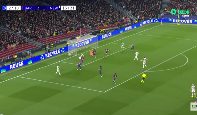 Şampiyonlar Ligi Son 16 Turu | Barcelona - Newcastle United (Özet)