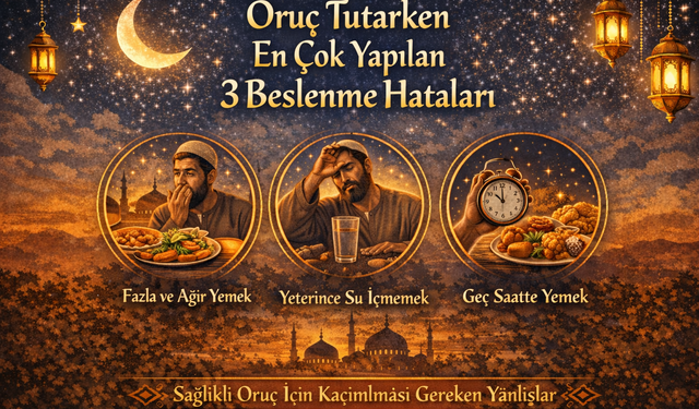 Oruç Tutarken En Çok Yapılan 3 Beslenme Hataları