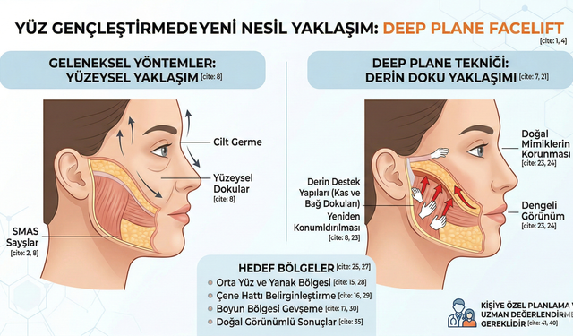 Deep Plane Facelift Nedir? Yüz Gençleştirmede Modern Cerrahi Yaklaşım