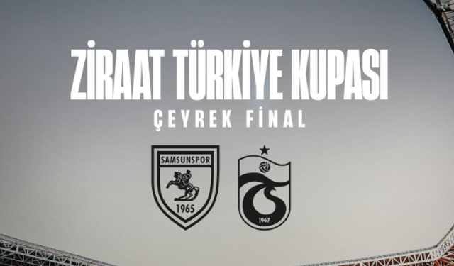 Türkiye Kupası Samsunspor’un Rakibi Belli Oldu!