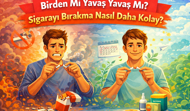 Birden Mi Yavaş Yavaş Mı? Sigarayı Bırakma Nasıl Daha Kolay?