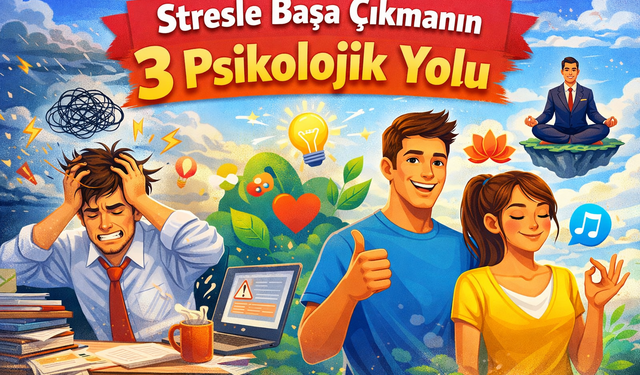 Stresle Başa Çıkmanın 3 Psikolojik Yolu