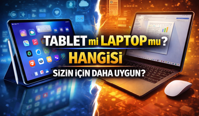Tablet Mi Laptop Mu? Hangisi Sizin İçin Daha Uygun?