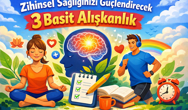 Zihinsel Sağlığınızı Güçlendirecek 3 Basit Alışkanlık