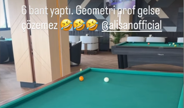 Alişan Instagramdan Bilardo Fotoğrafı Paylaştı! Yorum Yağdı