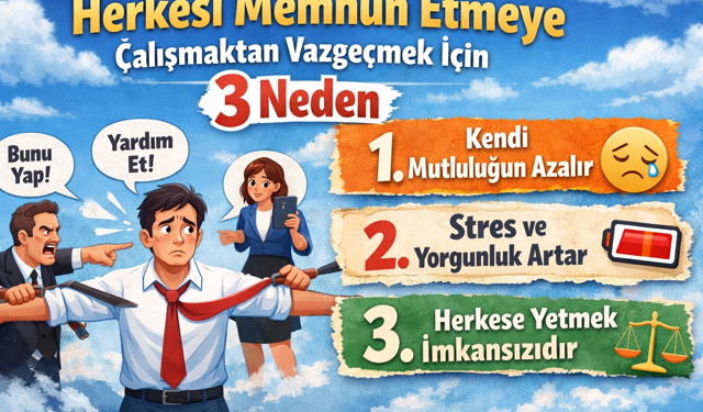 Herkesi Memnun Etmeye Çalışmaktan Vazgeçmek İçin 3 Neden