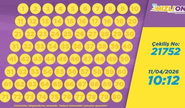 Hızlı On Sonuçları Açıklandı! 11 Nisan 2026 Kazanan Numaralar ve İkramiye Listesi