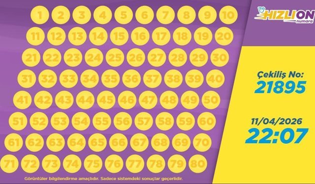 Hızlı On Sonuçları Açıklandı! 11 Nisan 2026 Gece Çekilişi Kazanan Numaralar