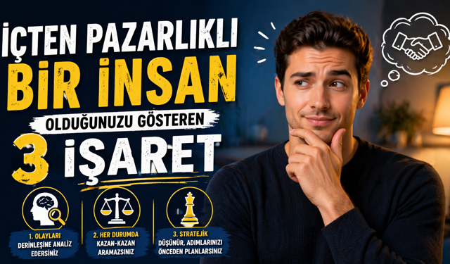İçten Pazarlıklı Bir İnsan Olduğunuzu Gösteren 3 İşaret