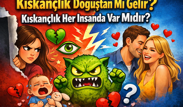 Kıskançlık Doğuştan Mı Gelir? Kıskançlık Her İnsanda Var Mıdır?