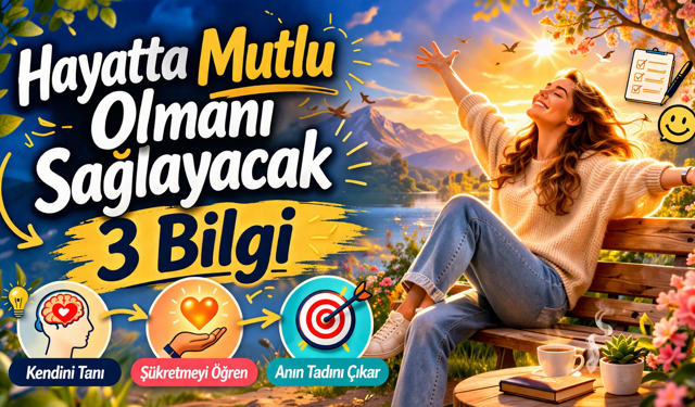 Hayatta Mutlu Olmanı Sağlayacak 3 Bilgi