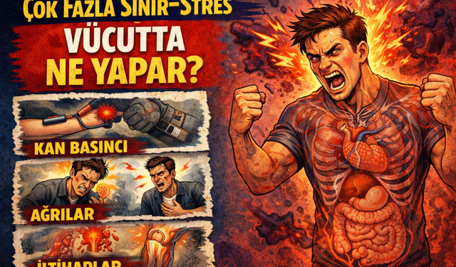 Çok Fazla Sinir- Stres Vücutta Ne Yapar?