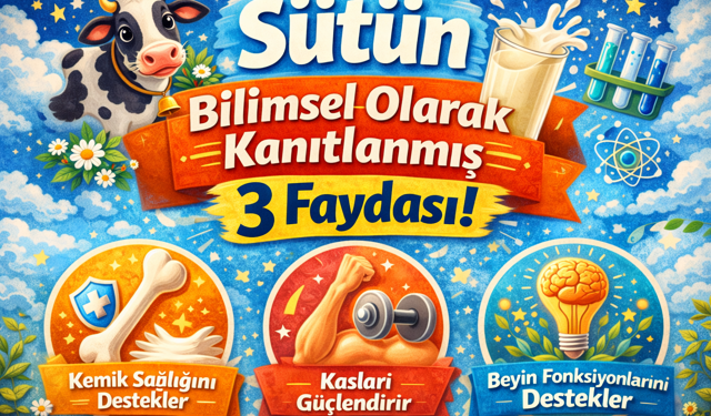 Sütün Bilimsel Olarak Kanıtlanmış 3 Faydası!