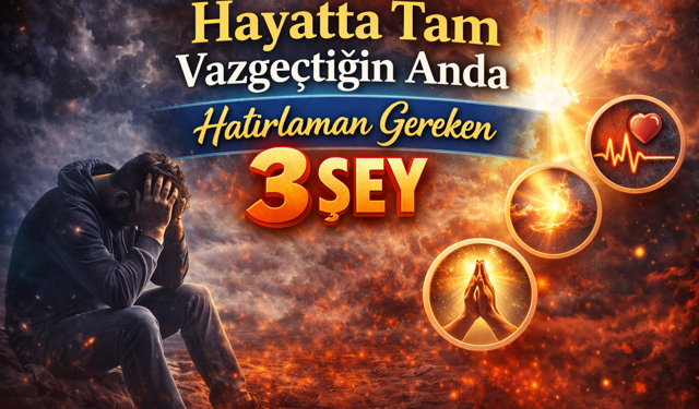 Hayatta Tam Vazgeçtiğin Anda Hatırlaman Gereken 3 Şey