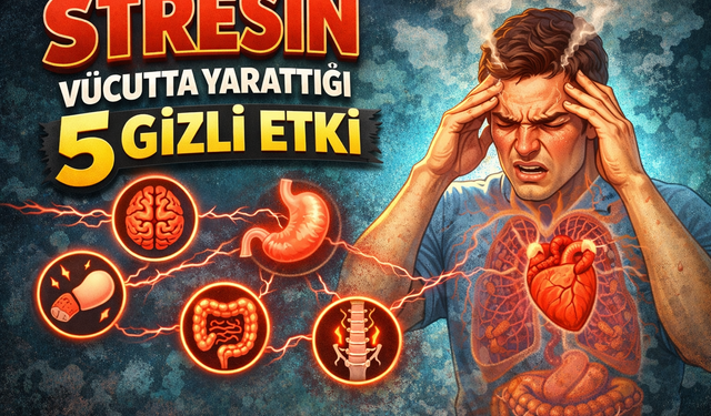 Stresin Vücutta Yarattığı 5 Gizli Etki