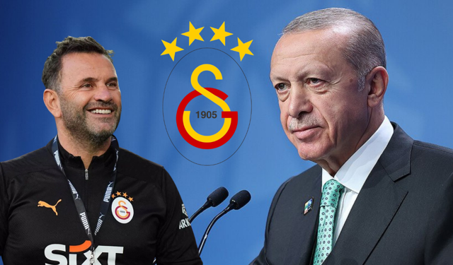Süper Lig Şampiyonu Galatasaray'a Erdoğan'dan Tebrik Geldi