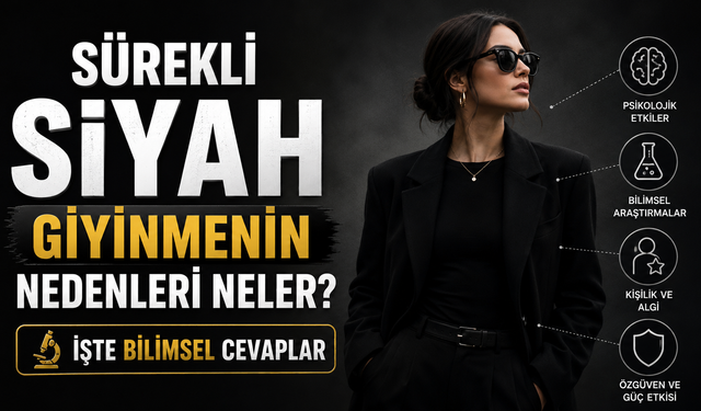 Sürekli Siyah Giyinmenin Nedenleri Neler? İşte Bilimsel Cevaplar