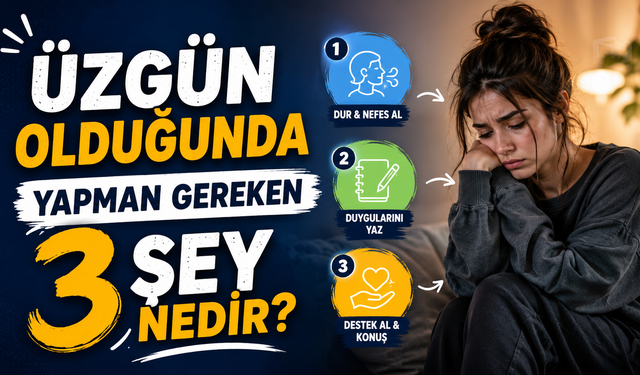 Üzgün Olduğunda Yapman Gereken 3 Şey Nedir?