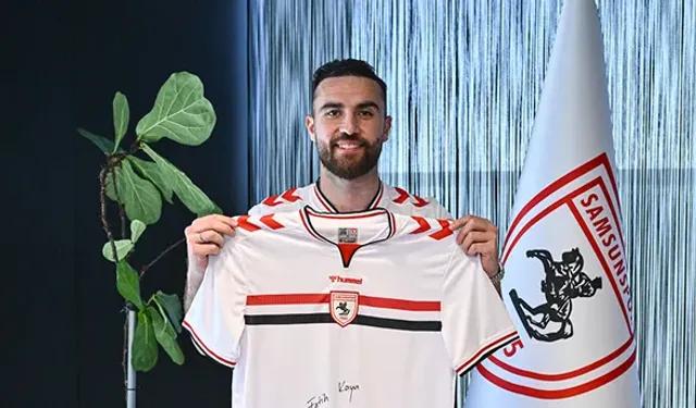 Samsunspor'dan Golcü Takviyesi! Fatih Kaya ile 3+1 Yıllık Sözleşme İmzalandı