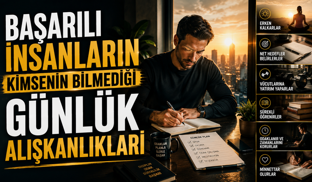 Başarılı İnsanların Kimsenin Bilmediği Günlük Alışkanlıkları