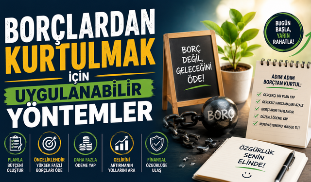 Borçlardan Kurtulmak İçin Uygulanabilir Yöntemler