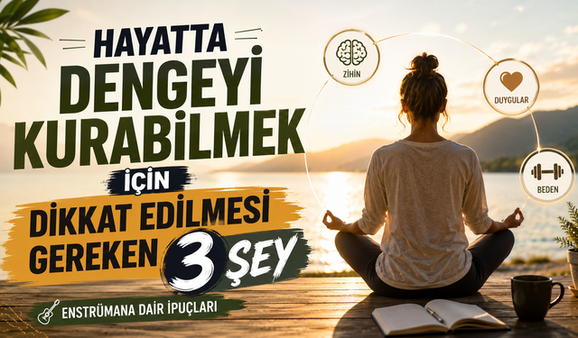 Hayatta Dengeyi Kurabilmek İçin Dikkat Edilmesi Gereken 3 Şey