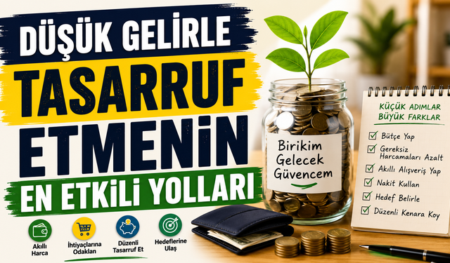 Düşük Gelirle Tasarruf Etmenin En Etkili Yolları