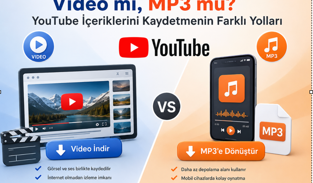 Video mı, MP3 mü? YouTube İçeriklerini Kaydetmenin Farklı Yolları