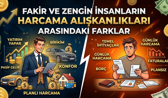 Fakir Ve Zengin İnsanların Harcama Alışkanlıkları Arasındaki Farklar