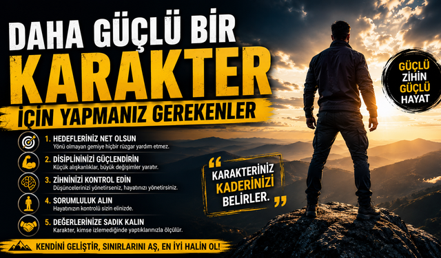 Daha Güçlü Bir Karakter İçin Yapmanız Gerekenler