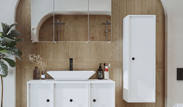 Banyonuza Ferahlık ve Düzen Katmanın Yolu: Aynalı Banyo Dolabı