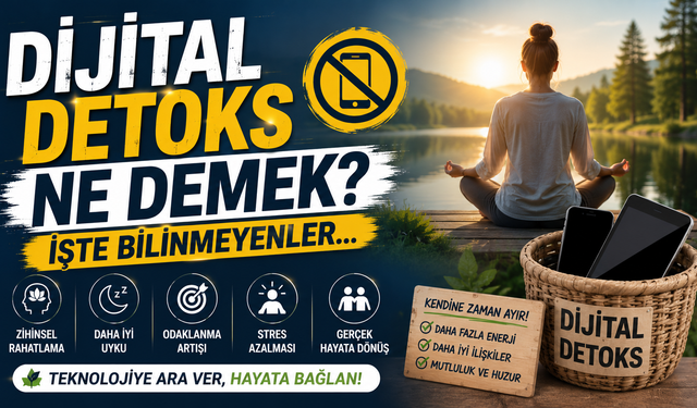 Dijital Detoks Ne Demek? İşte Bilinmeyenler...