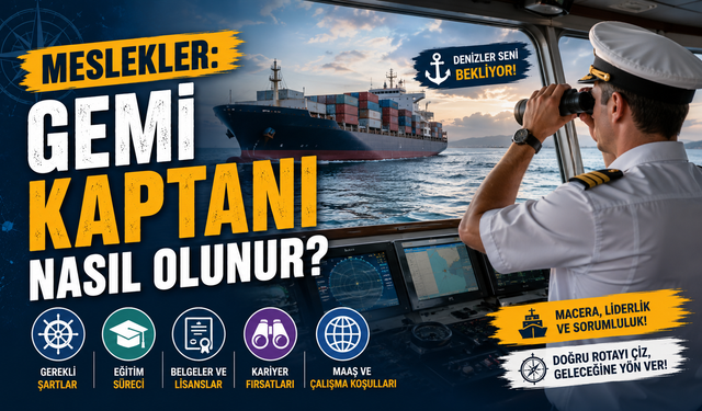 Meslekler: Gemi Kaptanı Nasıl Olunur?