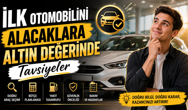 İlk Otomobilini Alacaklara Altın Değerinde Tavsiyeler