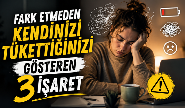 Fark Etmeden Kendinizi Tükettiğinizi Gösteren 3 İşaret