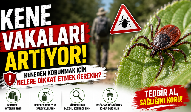 Kene Vakaları Artıyor! Keneden Korunmak İçin Nelere Dikkat Etmek Gerekir?