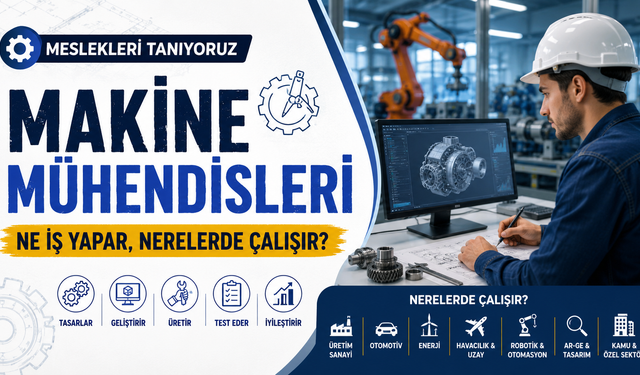 Meslekleri Tanıyoruz: Makine Mühendisleri Ne İş Yapar, Nerelerde Çalışır?