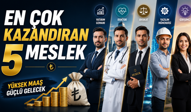 En Çok Kazandıran 5 Meslek