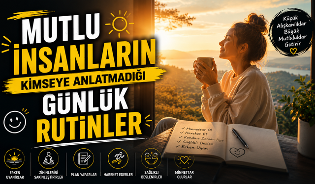 Mutlu İnsanların Kimseye Anlatmadığı Günlük Rutinler