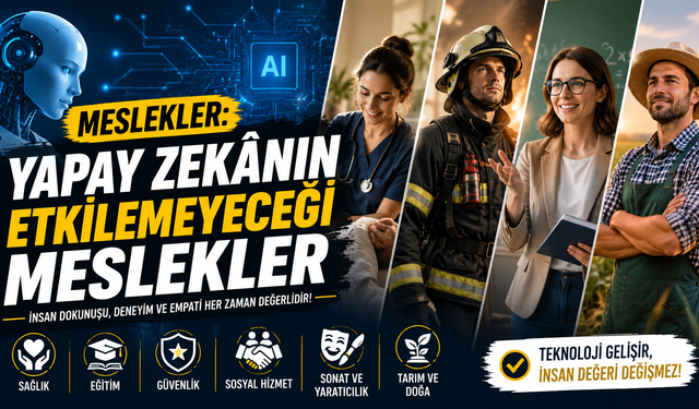 Meslekler: Yapay Zekânın Etkilemeyeceği Meslekler