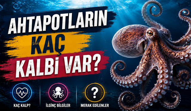 Ahtapotların Kaç Kalbi Var? Ahtapotların Kalbi Nasıl Çalışıyor?