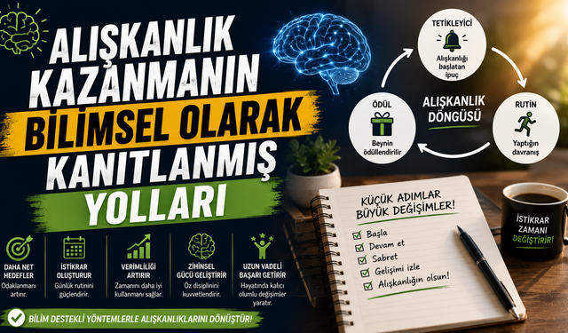 Alışkanlık Kazanmanın Bilimsel Olarak Kanıtlanmış Yolları