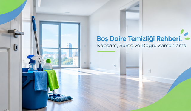 Boş Daire Temizliği Rehberi: Kapsam, Süreç ve Doğru Zamanlama